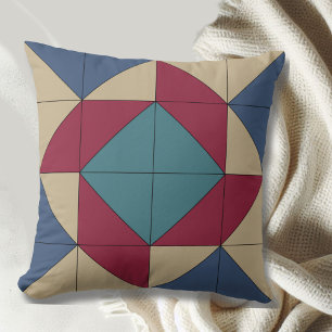 Americana Whirlpool Quilt Blockwirbelkissen Kissen