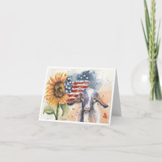 Americana-Ziege von Sherry Karte