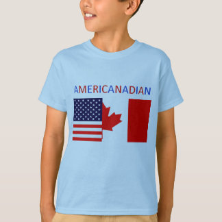 AMERICANADIAN 2 das blaue T-Stück Jungen T-Shirt