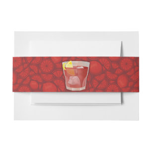 Americano-Cocktail Einladungsbanderole