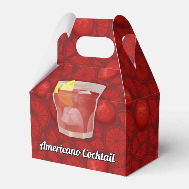 Americano-Cocktail Geschenkschachtel (Vorderseite)