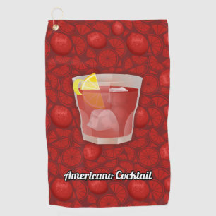 Americano Cocktail Golfhandtuch
