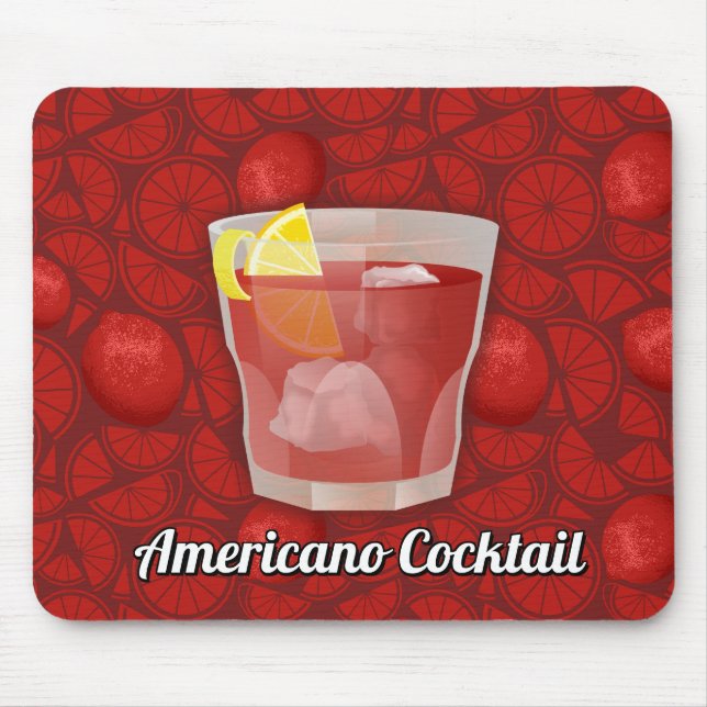 Americano-Cocktail Mousepad (Vorne)