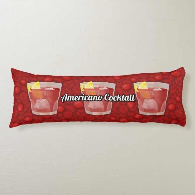 Americano Cocktail Seitenschläferkissen (Vorderseite)