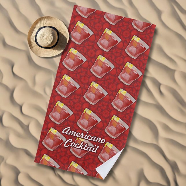 Americano Cocktail Strandtuch (Von Creator hochgeladen)