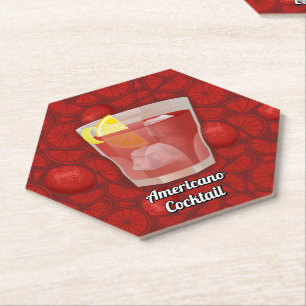 Americano Cocktail Untersetzer