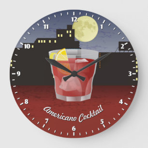 Americano Große Wanduhr