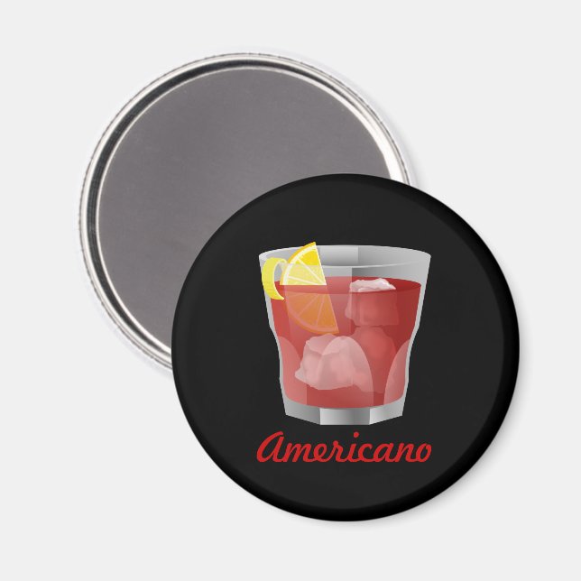 Americano Magnet (Vorderseite/Rückseite)