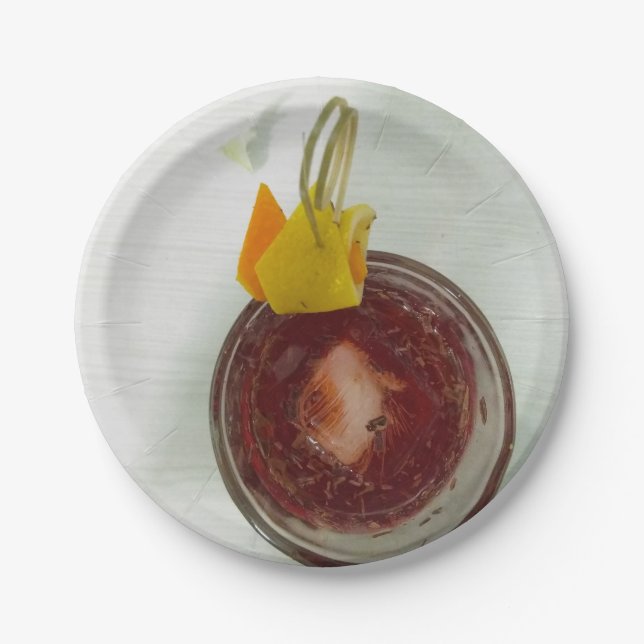 Americano Pappteller (Vorderseite)