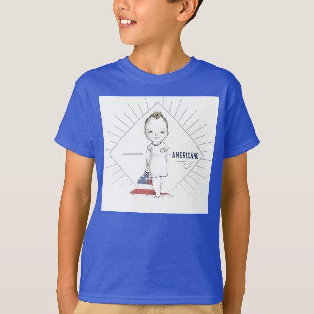 Americano Raglan T-Shirt (Vorderseite)