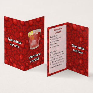 Americano Recipe Visitenkarten