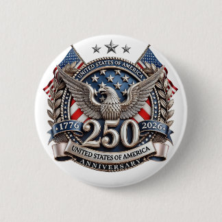 America's 250 Anniversary Button