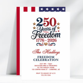 America's 250 Year Anniversary Family Einladung