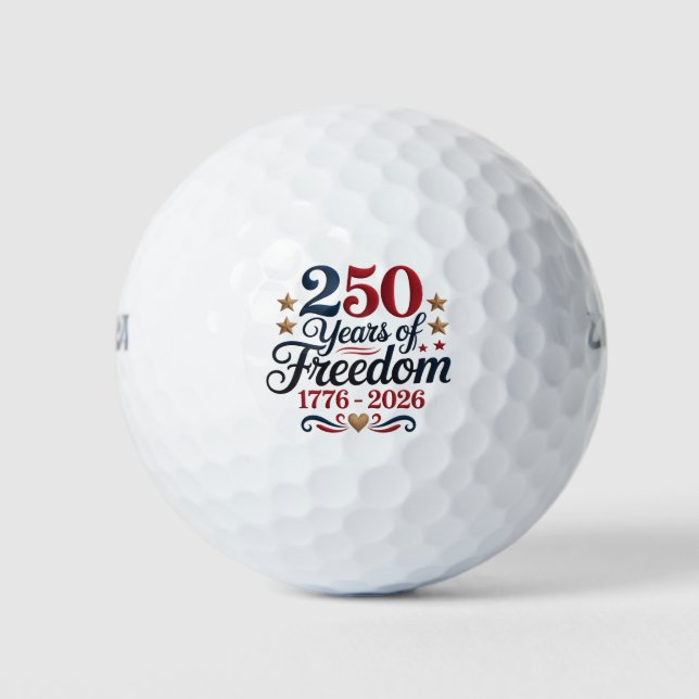 America's 250th Anniversary Freedom Golfball (Vorderseite)