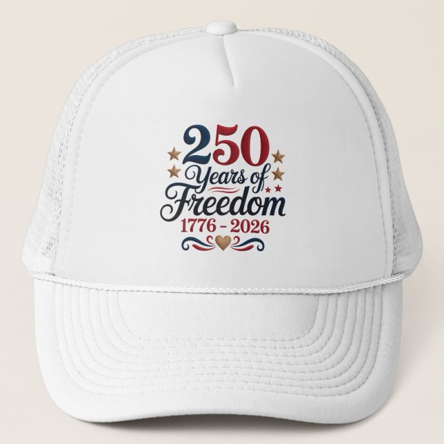 America's 250th Anniversary Freedom Truckerkappe (Vorderseite)
