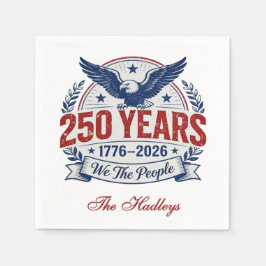 America's 250th Anniversary Name Serviette