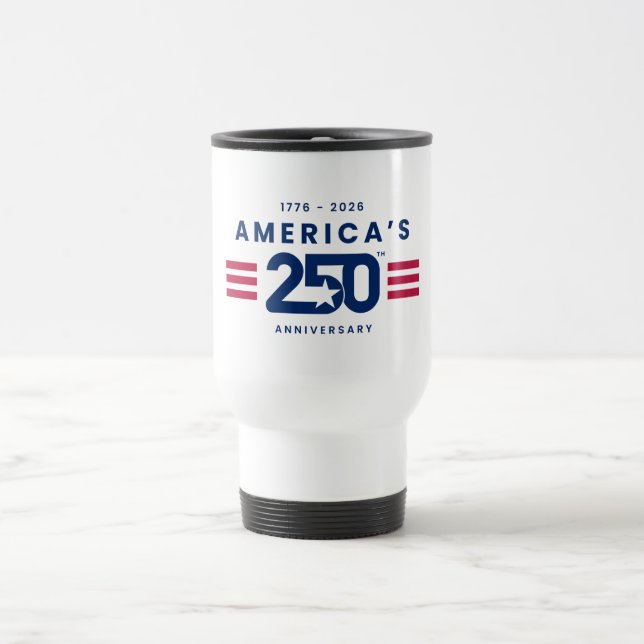 America's 250th Anniversary Reisebecher (Mittel)