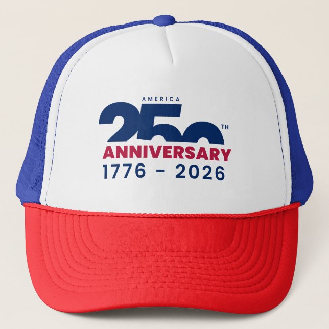 America's 250th anniversary truckerkappe (Vorderseite)