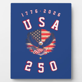 America's 250th Anniversary USA 250 1776 2026 Fotoplatte