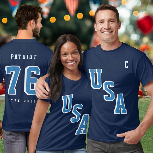 America's 250th Anniversary USA Hockey Jersey T-Shirt (Von Creator hochgeladen)