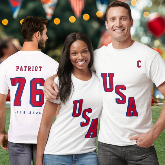 America's 250th Anniversary USA Hockey Jersey  T-Shirt (Von Creator hochgeladen)