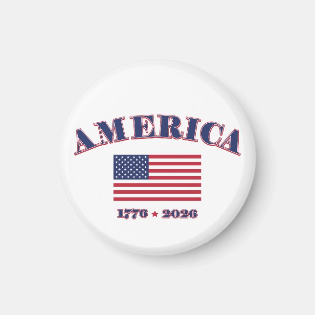 America's 250th Birthday Magnet (Vorne)