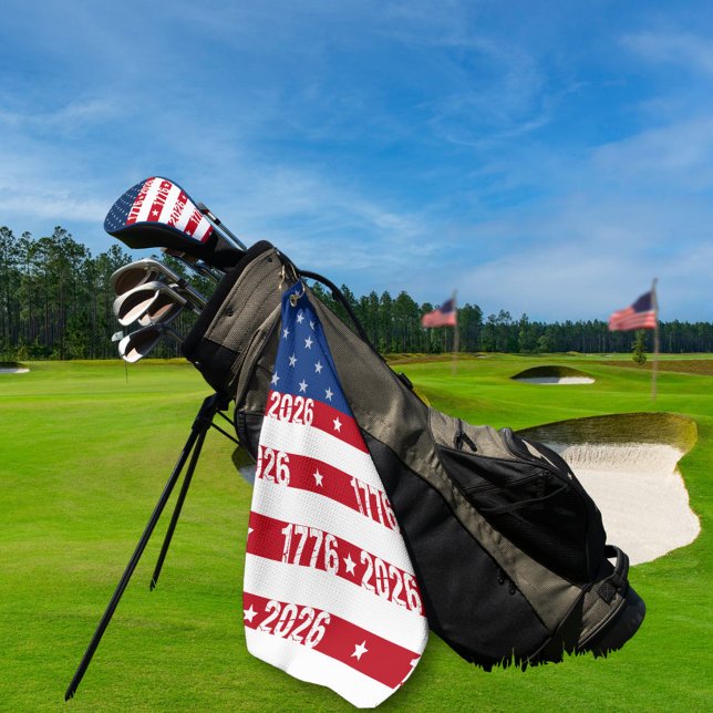 America's 250th Stars And Stripes1776-2026 Golfhandtuch (Von Creator hochgeladen)