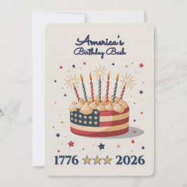 America's Birthday Bash 1776-2026 Einladung