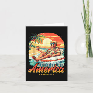 Americas Gulf Trump 2024 Retro Beach USA Karte