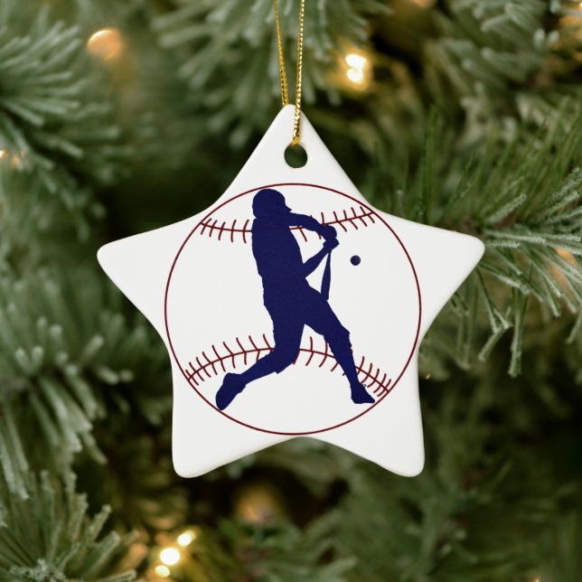 America's Pastime Keramik Ornament (Baum)