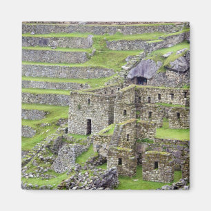 Americas, Peru, Machu PIcchu. Die alten 2 Magnet