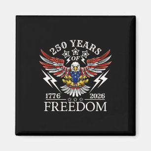 Americas Semi Quincentennial 250th Anniversary Com Magnet