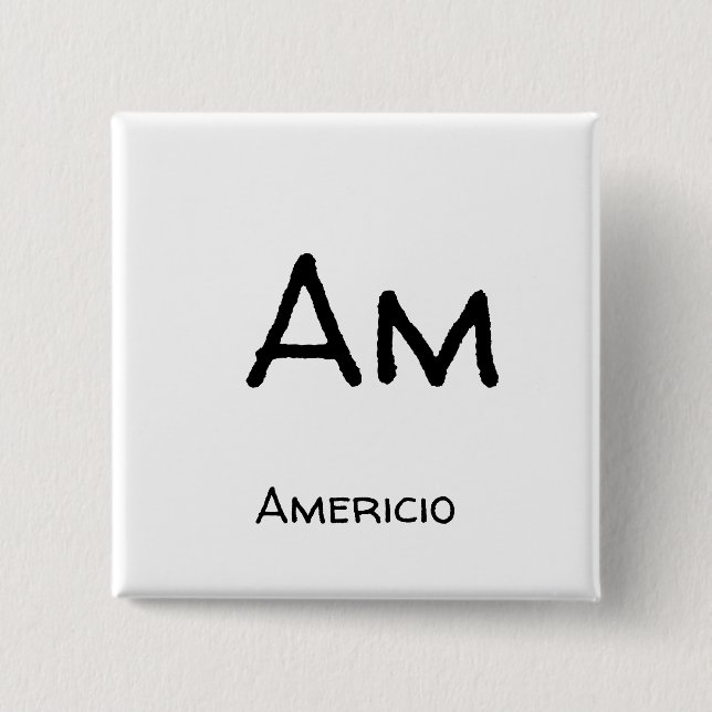 Americium am button (Vorderseite)