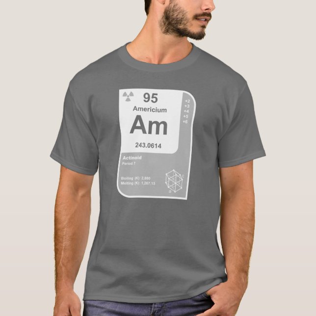 Americium (Am) T-Shirt (Vorderseite)