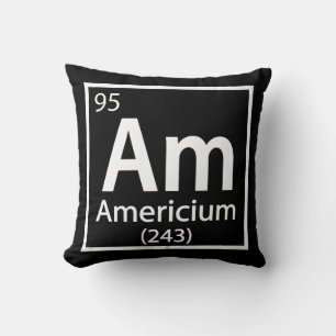 Americium - American Science Periodic Table Kissen
