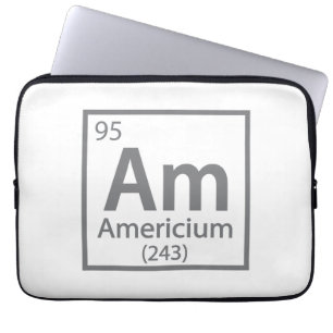 Americium - American Science Periodic Table Laptopschutzhülle
