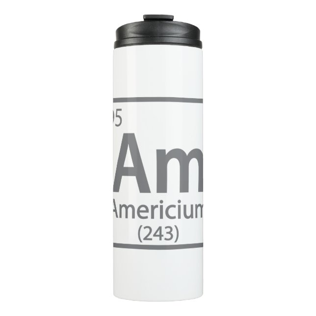 Americium - American Science Periodic Table Thermosbecher (Vorderseite)
