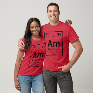Americium-Element (schwarz) T - Shirt