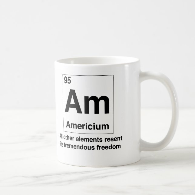 Americium-Tasse Tasse (Rechts)