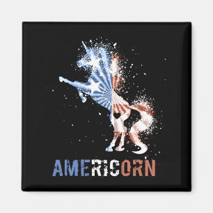 Americorn amerikanische Flagge patriotisches Einho Magnet