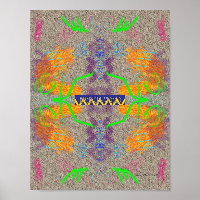 Americus Video #12: "Funeral Zuhause Funhouse" Cov Poster (Vorne)