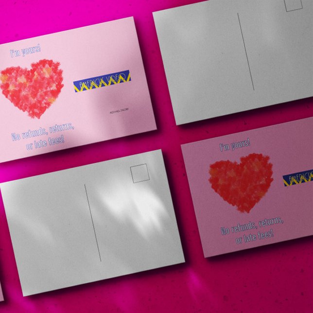 Americus Video Ich bin dein Valentins #2 Postkarte (Von Creator hochgeladen)