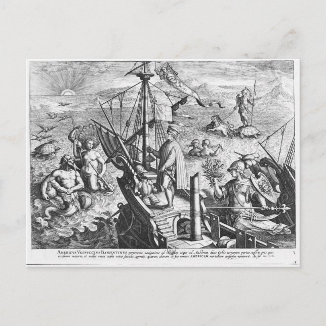 Amerigo Vespucci Postkarte (Vorderseite)