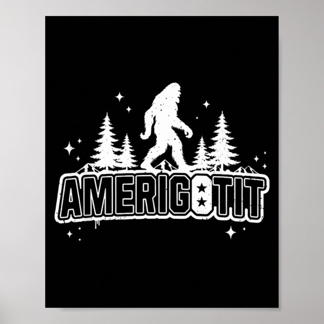 Amerigotit Funny Meme T 2025  Poster (Vorne)