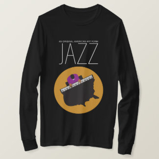 AmeriJazz Basic Long Sleeve BLK T - Shirt