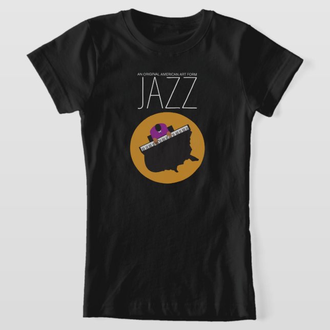 AmeriJazz Girls Black T-Shirt (Ablage )