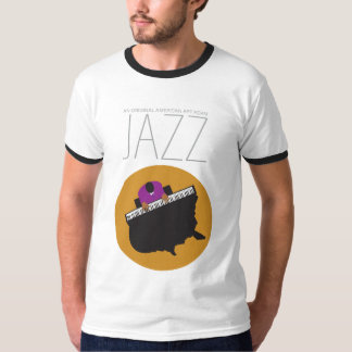 AmeriJazz Men's Basic Ringer-T - Shirt