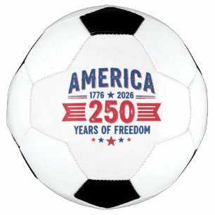 Amerika 1776 2026 250 Jahre Freiheit Patriotisch Fußball