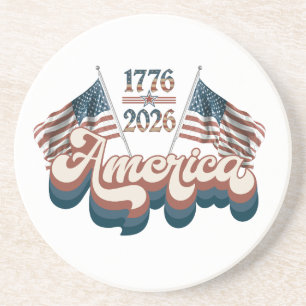 Amerika 1776–2026, Patriotisch, USA 250 Jahre Getränkeuntersetzer