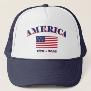 Amerika 1776 / 2026 truckerkappe
